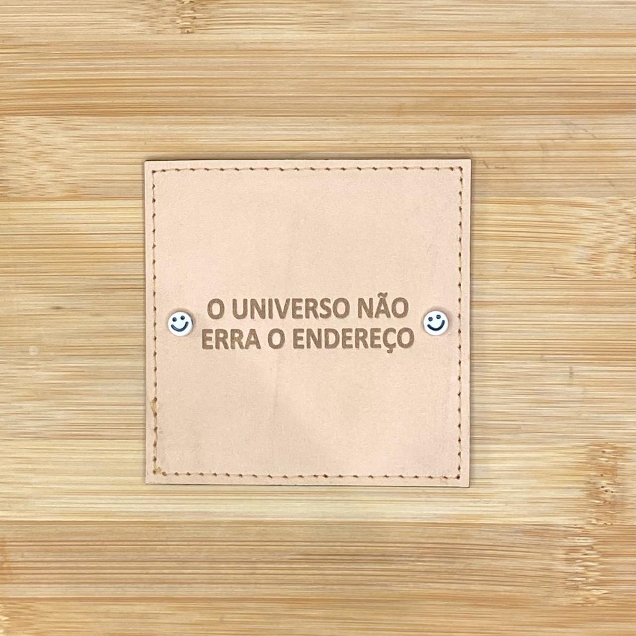 PLACA EM COURO | QUADRADO M