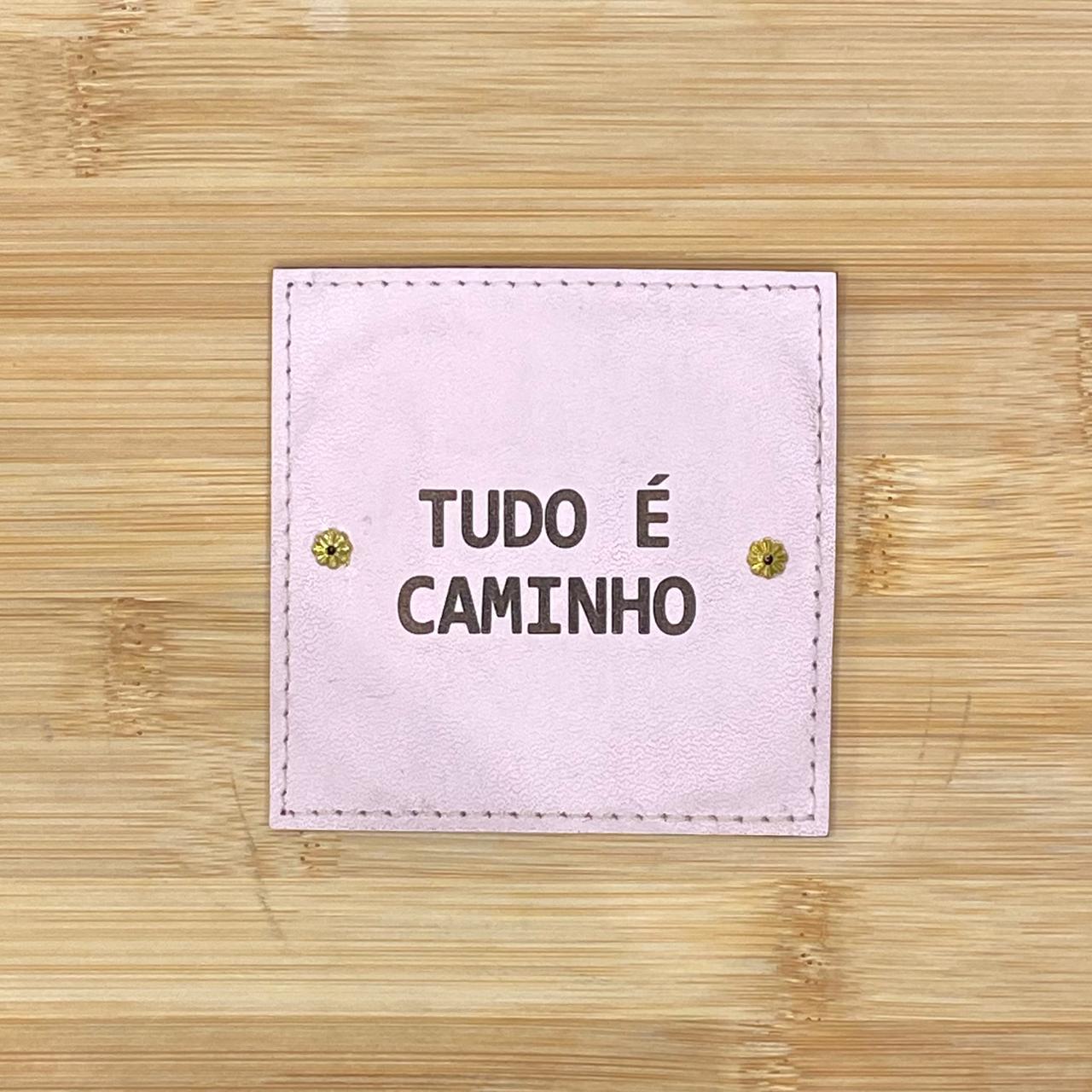 PLACA EM COURO | QUADRADO M