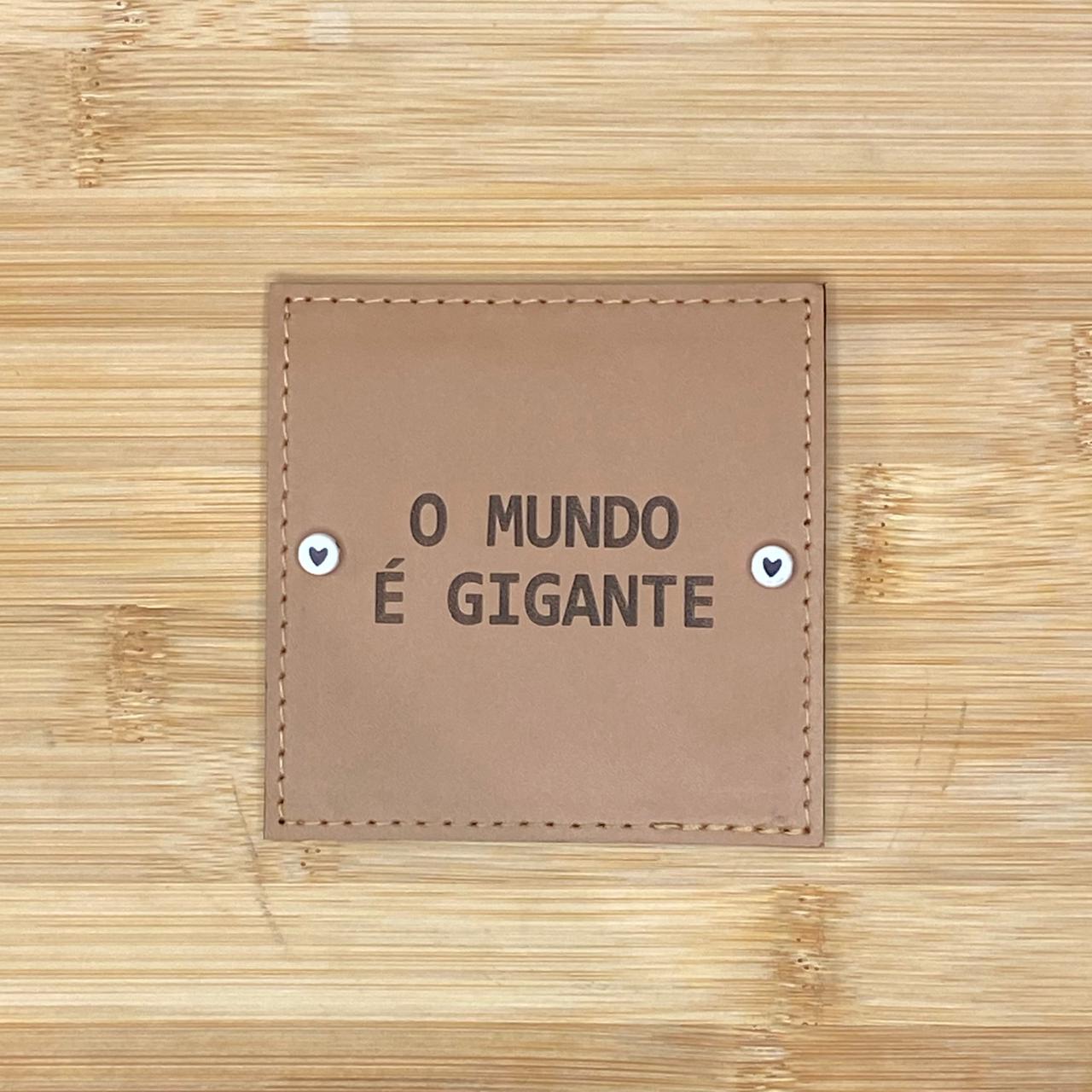 PLACA EM COURO | QUADRADO M