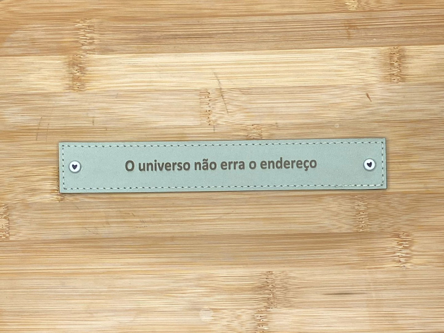 PLACA EM COURO | RETÂNGULO M